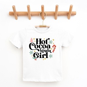 The Juniper Shop Hot Cocoa Kinda Girl Toddler Short Sleeve Tee - 1 of 2