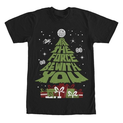 Men's Star Wars May The Christmas Gifts Be With You T-shirt - Black ...