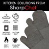 SharpChef Heat and Slip Resistant Silicone Oven Mitt and Pot Holder Set, Soft Cotton Lining, Waterproof, BPA-Free,2 Count - 2 of 4