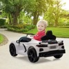 Ride on Sports Car, 12V Battery Powered Car for Kids, Licensed Corvette Kids Electric Car Toy, with RC, Visual Dashboard, Music - 2 of 4