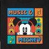 Men's - Disney - Music And Mickey Graphic Fleece Sweatshirt - 2 of 4