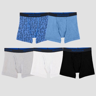 Fruit Of The Loom® Boys' 5pk Breathable Cotton-mesh Boxer Briefs ...