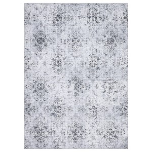 Washable Rugs Area Rugs for Living Room Boho Froal Indoor Non Slip Soft Rugs - 1 of 4