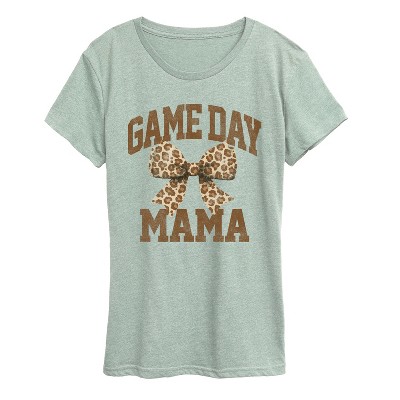 Women's - Instant Message - Game Day Mama Tonal Washed Short Sleeve Graphic T-Shirt