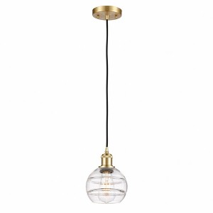 Rochester - 1 Light Cord Hung Mini Pendant In Industrial Style-7.88 Inches Tall and 5.88 Inches Wide - 1 of 1