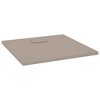 VidaXL Shower Base Tray SMC Brown 31.5 in.x31.5 in. - 2 of 4