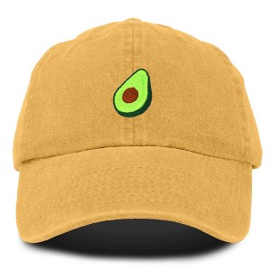 Dalix Avocado Embroidered Mens Cotton Dad Hat Baseball Cap Womens - 1 of 4