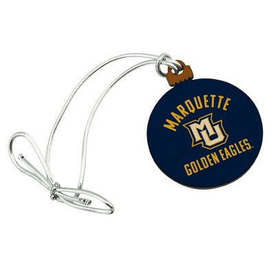 Marquette University Golden Eagles Mini Small Tiny Wood Christmas Tree Holiday Ornament