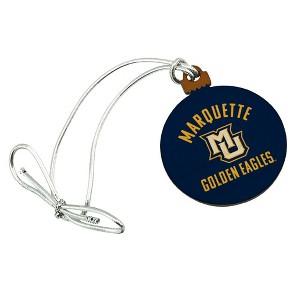 Marquette University Golden Eagles Mini Small Tiny Wood Christmas Tree Holiday Ornament - 1 of 4