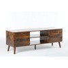 DOMETOUR Panel TV Cabinet with Storage Space Suitable for Home Living Room Office - 4 of 4