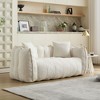 NicBex 64 Inch Loveseat,Modern Chenille Loveseat Beanbag Chair with 2 Pillows,Soft 2-Seater Couch for Living Room,Bedroom,Lounge - 2 of 4