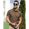 Polo Shirts for Men Short Sleeve Casual Business Sports Tennis Golf Shirts - 4 of 4