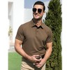 Polo Shirts for Men Short Sleeve Casual Business Sports Tennis Golf Shirts - image 4 of 4