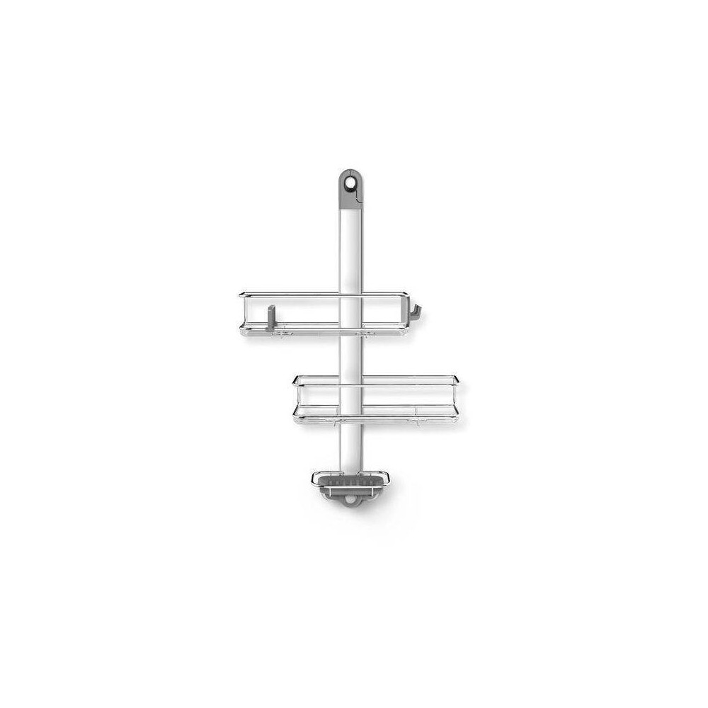 simplehuman Adjustable Shower Caddy in Brushed at Nordstrom