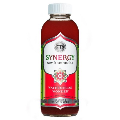 GT's Synergy Watermelon Wonder Kombucha - 16 fl oz