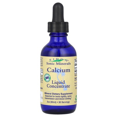 Eidon Ionic Minerals Calcium, Liquid Concentrate, 2 oz (60 ml) (100 mg per Serving)