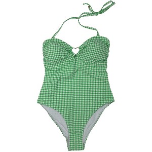Betsey Johnson Womens' One-Piece V-Neck, Bandeau or Underwire Swimsuits - 1 of 4