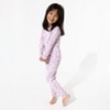 Bellabu Bear Baby Enchanted Unicorn Bamboo Kids Pajamas - 4 of 4