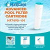 Hurricane Filters 4 Pack HF7490-04 Advanced Pool Filter - USA Made Replacement for Pleatco PA137, Unicel C-7490, Filbur FC-1297, 1380RE, CX1380, - 2 of 4