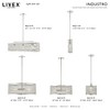 Livex Lighting Industro 5 - Light Chandelier in  Brushed Nickel - 3 of 4