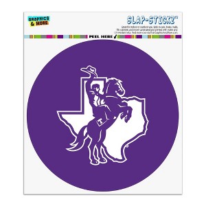 Tarleton State University Primary Logo Automotive Car Window Locker Circle Bumper Sticker - 1 of 4