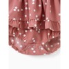 PATPAT Mommy and Me Matching Outfits All Over Dots Pink Cross Wrap V Neck Ruffle Flutter-sleeve Dress - 3 of 4