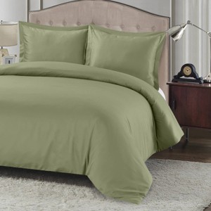Egyptian Linens Bamboo Cotton 3-Piece Duvet Cover Set (Bamboo Hybrid) - 1 of 4
