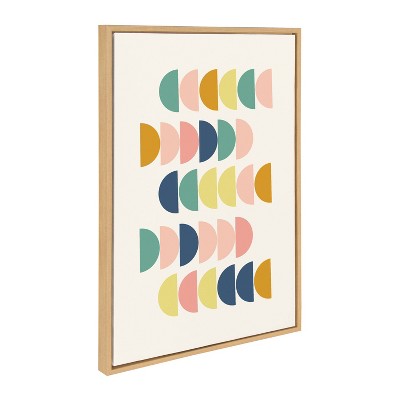 Sylvie Abstract Canvas Art Set with Polystyrene Frames