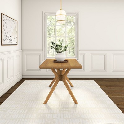 Verso 60'' Pecan Solid Wood Rectangular Dining Table
