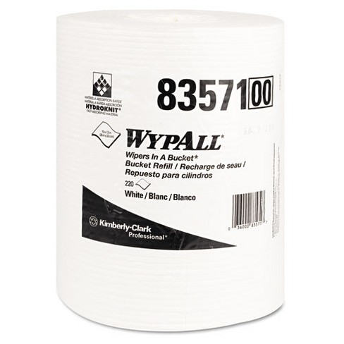 WypAll X70 Wipers in a Bucket Refills, No Bucket, 13 x 10, White, 220/Rolls, 3 Rolls/Carton - image 1 of 1