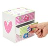 Juvale Small Floral Jewelry Box for Little Girls Ages 4-13 - Kids Wooden Organizer with 3 Drawers for Necklaces and Earrings - 4 of 4