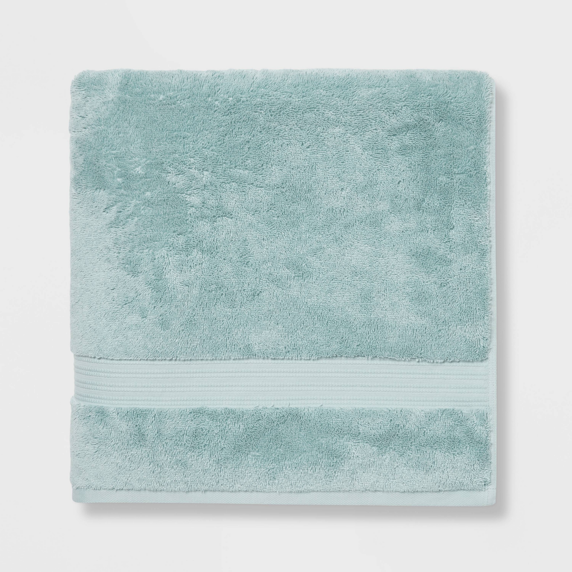Total Fresh Antimicrobial Oversized Bath Towel Aqua - Threshold™