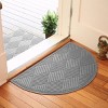 WaterHog 2'x3'3" Diamonds Indoor/Outdoor Half Round Door Mat - 2 of 4