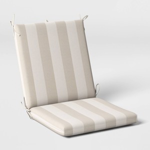 43"x21" Cabana Stripe Outdoor Chair Cushion - Threshold™ - 1 of 4