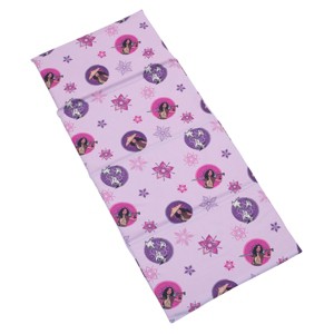 Disney Raya and the Last Dragon Mythic Pop with Ongis Lavender, Purple, and Magenta Flowers Preschool Nap Pad Sheet - 1 of 4