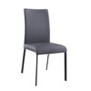 Chintaly Imports,Contemporary Contour-Back Side Chair - Set of 4 - 3 of 4