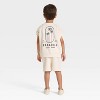 Grayson Mini Toddler Boys' French Terry Shirt and Shorts Set - 2 of 4