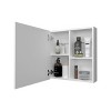 GlasFlength Decorative Wall Mirrors Bathroom Decor Cabinet Accent Mirror Vanity Medicine Cabinet Mirrors for Bathroom Wall, White, 19.7"*5.7"*21.1" - 4 of 4