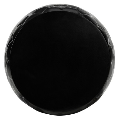 Julyvia Black Concrete Outdoor Accent Stool