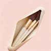 Anna-Kaci 2-Piece Silicone Makeup Brush Holder Travel-Friendly Protective Case - Light Beige - 4 of 4