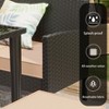 TIRAMISUBEST 7-Piece Small Space Patio Outdoor Furniture Set w/Waterproof Cushions & Glass Table,for Backyard/Garden/Terrace - 4 of 4