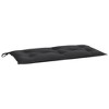 vidaXL Garden Bench Cushion Black 43.3"x19.7"x2.8" Oxford Fabric - 2 of 4