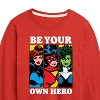 Boys' - Marvel - Be Your Own Hero Long Sleeve Graphic T-Shirt - 2 of 4