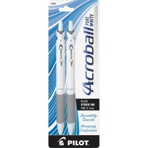 Pilot Acroball Pens Retract .7mm 2/PK WE-Asst Barrel/BK Ink 31895 - 1 of 1