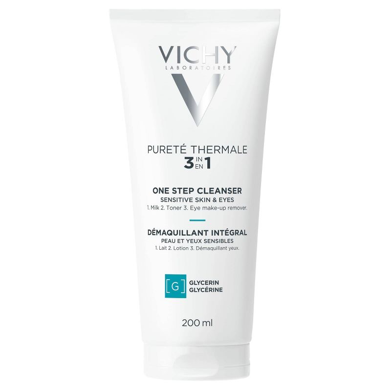 Vichy Puret&#233; Thermale 3-in-1 One Step Facial Cleanser - Unscented - 6.7 fl oz, 1 of 10