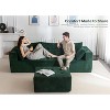 MAXYOYO Modular Sectional Sofa Couch, L Shaped Modern Cloud Couch with 1 Ottoman, Sofa in A Box - 3 of 4