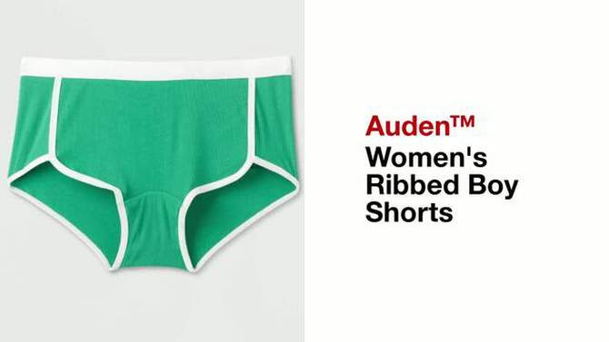 Women's Ribbed Boy Shorts - Auden™, 2 of 6, play video