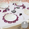 Big Dot of Happiness Elegant Thankful for Friends - Friendsgiving Thanksgiving Party Paper Charger and Table Decorations Chargerific Kit  for 8 - 2 of 4
