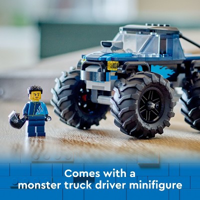 LEGO City Blue Monster Truck Off-Road Toy, Mini Monster Truck 60402_4