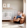 homfan Oversized Electric Rocking Recliner - Massage & Heat w/360° Swivel & Cup Holder - Remote Control - 2 of 4